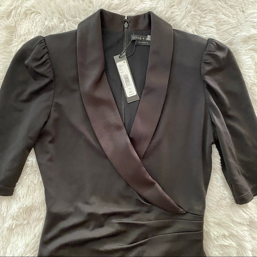 ALICE + OLIVIA Remi V Neck Front Suit Dress NWT 4 - Picture 6 of 10